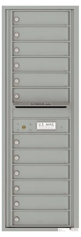 Florence 4C Horizontal Mailbox - 14 Doors High - 12 Doors - USPS Access