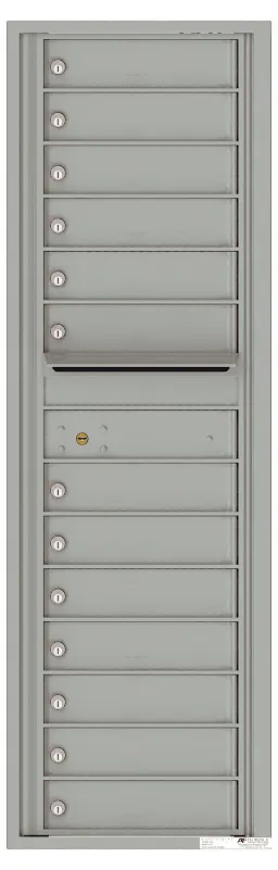 Florence 4C Horizontal Mailbox - 15 Doors High - 13 Doors - Single Column USPS Access
