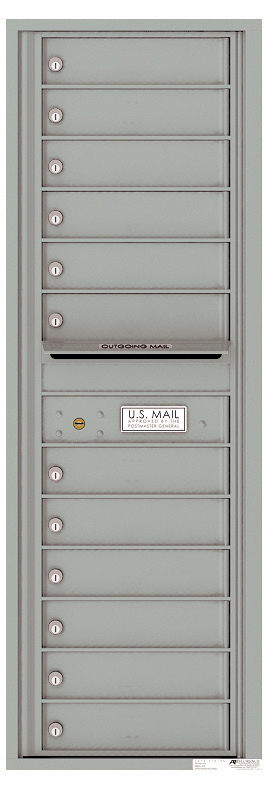 Florence 4C Horizontal Mailbox - 14 Doors High - 12 Doors - USPS Access