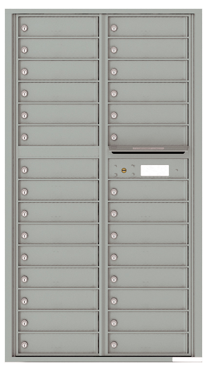 Florence 4C Horizontal Mailbox - Max Height - 29 Doors - USPS Access