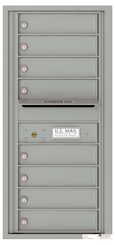 Florence 4C Horizontal Mailbox - 10 Doors High - 8 Doors - USPS Access