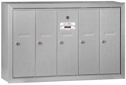 Salsbury 3504ASU 4-Door Vertical Mailbox - USPS Access